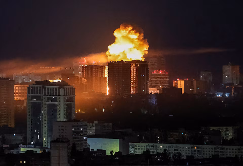 Major Russian Assault Hits Kyiv and Other Ukrainian Cities